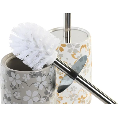 Afbeelding van Toiletborstel DKD Home Decor Grijs Beige Aluminium Dolomite 10 x 36 cm (2 Stuks)