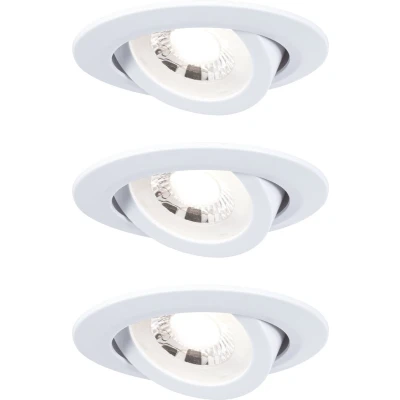 Afbeelding van Paulmann 92985 EBL 3stepdim LED inbouwlamp Set van 3 stuks 4.8 W Wit