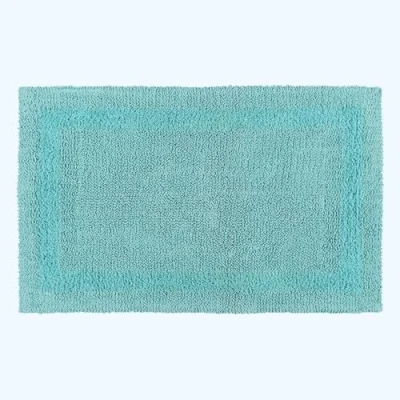 Afbeelding van Homescapes XXL badmat aqua 70x120 cm gemaakt van 100% katoen