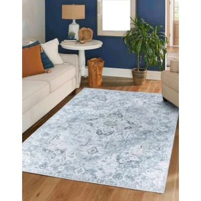 Afbeelding van SURYA vloerkleed Woonkamer, Slaapkamer Afwasbaar Vintage ELSA Ivoor/Bruin 160x213 cm