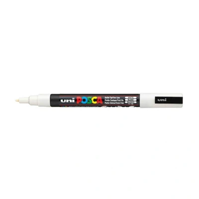 Image de POSCA PC3M PTE FINE BLANC
