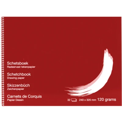Afbeelding van Schetsboek Papyrus 240x320mm 120gr 32vel