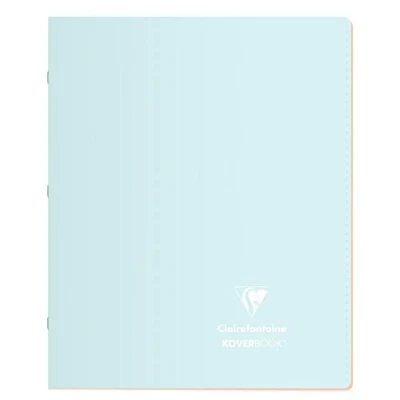 Afbeelding van Clairefontaine 951881C Notitieboek, Koverbook Blush, 17 x 22 cm, 96 pagina&#039;s, gelinieerd, met rand, wit papier, 90 g, ondoorzichtige omslag van polypropyleen, willekeurige kleur