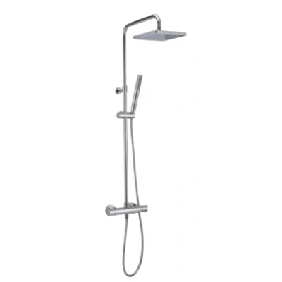 Afbeelding van Huber Prime Q douchekolom met thermostaaat Chroom PEC8202021