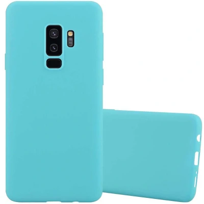 Afbeelding van Cadorabo Hoesje geschikt voor Samsung Galaxy S9 PLUS in CANDY BLAUW Beschermhoes gemaakt van flexibel TPU silicone Case Cover