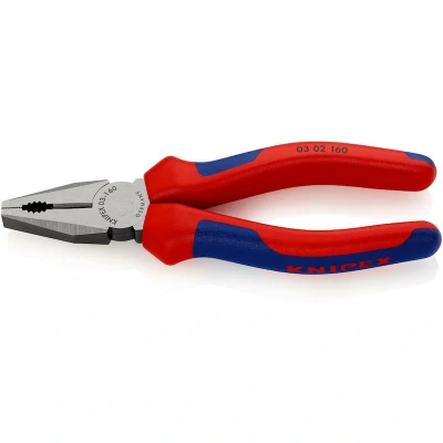 Image de KNIPEX 03 02 160 pince combinée avec branches multi composants noir atramentisé mm