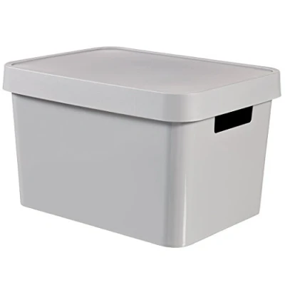 Afbeelding van Curver Infinity Opbergbox met deksel 17L / Grijs