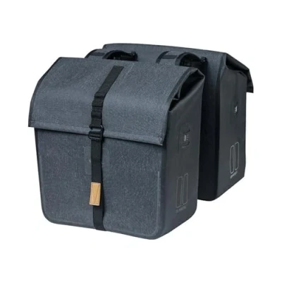 Afbeelding van Basil Urban Dry Dubbele Fietstas 50 l Grijs