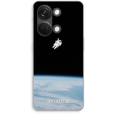Afbeelding van Case Company® hoesje geschikt voor OnePlus Nord 3 Alone in Space Soft Cover Telefoonhoesje Bescherming aan alle Kanten en Schermrand