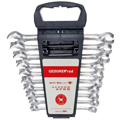 Image de GEDORE RED R05905010 jeu de clés à cliquet combinées métriques 10 19 mm pièces 3301003