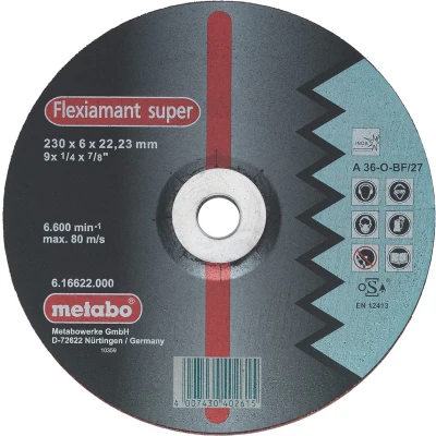 Afbeelding van Metabo 616747000 Flexiamant super Slijpschijf Diameter 125 mm Boordiameter 22.23 25 stuk(s)