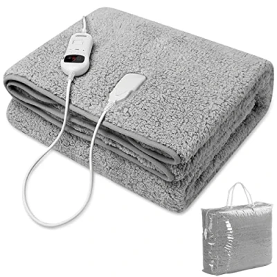 Afbeelding van Monzana Warmtedeken Elektrisch Fleece 180x130cm 120W Grijs