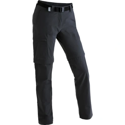 Afbeelding van Inara Slim Zip Wandelbroek Dames Black 990 80 Zwart