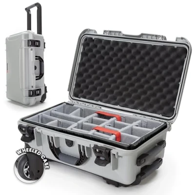 Afbeelding van Nanuk 935 Case w/padded divider Silver