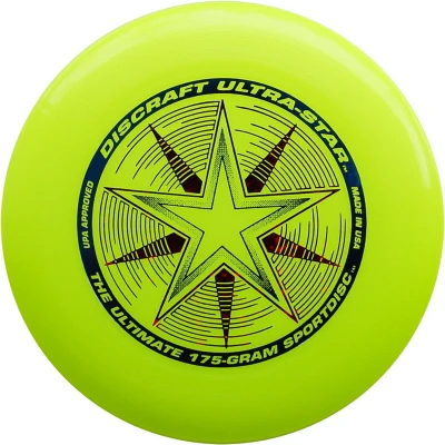Afbeelding van Discraft UltraStar Frisbee Geel 175 gram