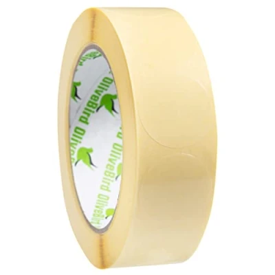 Afbeelding van OliveBird 1000 transparante zelfklevende etiketten, afdichtingen, 30 mm, zelfklevend, Rar rol