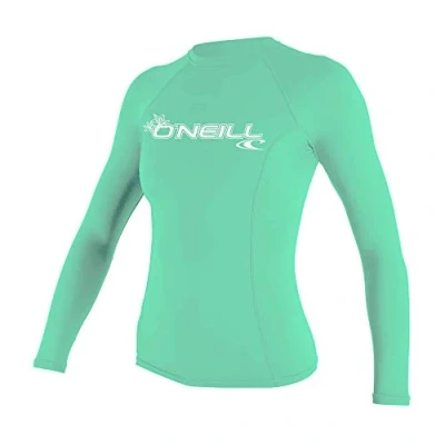 Afbeelding van O&#039;Neill UV shirt voor dames Longsleeve Basic Rash Aqua maat XL