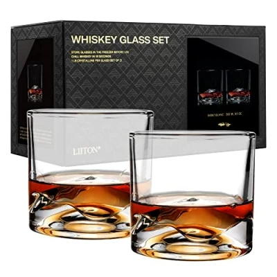 Afbeelding van Liiton Whiskey Glazen Mont Blanc 280 ml 2 Stuks