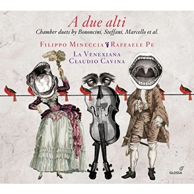 Afbeelding van Filippo Mineccia, Raffaele Pe, La Venexiana &amp; Claudia Cavina A Due Alti (CD)