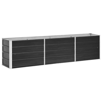 Afbeelding van vidaXL Hoogslaper voor de tuin, verzinkt staal, 240 x 40 45 cm, antraciet