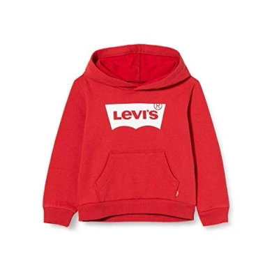 Image de Levi&#039;s Garçon Sweatshirt à capuche Lvb Batwing Screenprint Hoodie, Rouge, 6 ans