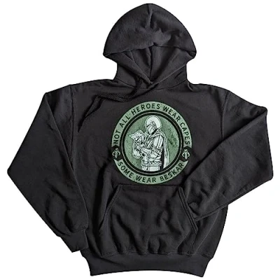 Afbeelding van Henry Tiger STAR WARS Mandalorian WEAR Beskar Hoodie, Heren, Maat: Small, Black