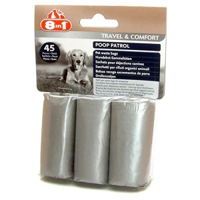 Afbeelding van 8in1 Poop Patrol Drollenzakjes 3 stuks