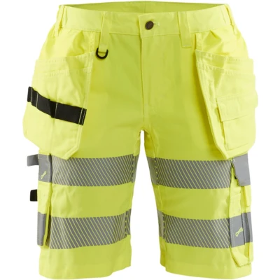 Afbeelding van Blaklader Dames High Vis short met stretch 7186 1811 Geel