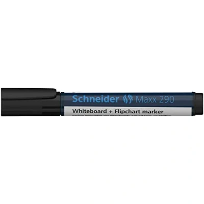 Image de SCHNEIDER 290 marqueurs Whiteboard &amp; Flipchart, noir