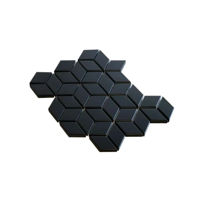 Afbeelding van The Mosaic Factory Paris 3D Kubus Black Mat