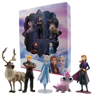 Afbeelding van Frozen Speelset Bullyworld Met Elsa, Erik en Sven 8 cm
