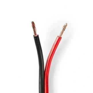 Afbeelding van Luidsprekerkabel op rol 100 meter (2.5 mm², Zwart)