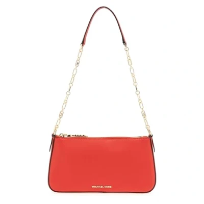 Afbeelding van Michael Kors Empire Chain Pouchette Handtas, Dames, Maat: One Size, Burnt sienna