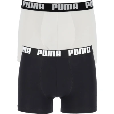 Afbeelding van Puma Basic 2 PACK Onderbroeken, Heren, Maat: Small, White / black