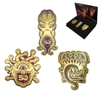 Afbeelding van FaNaTtik Dungeons &amp; Dragons Pin Badge Set 50th Anniversary Pins Brooches