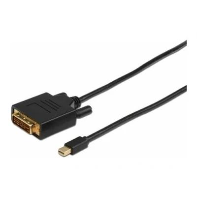 Afbeelding van Microconnect MDPDVI2B video kabel adapter 2 m Mini DisplayPort DVI D Zwart
