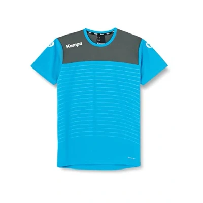 Afbeelding van Kempa Emotion 2.0 Shirt Korte Mouw Blauw Antraciet Maat 2XL