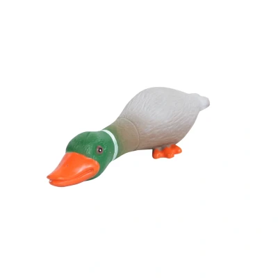 Afbeelding van Adori Latex Eend Groen&amp;Grijs Hondenspeelgoed S