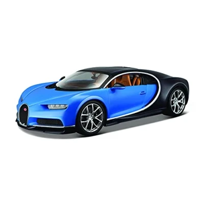 Afbeelding van Bburago Bugatti Chiron 2016 Blauw/Zwart Schaal 1:18