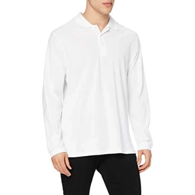 Afbeelding van Fruit of the Loom Premium heren lange mouwen, Wit