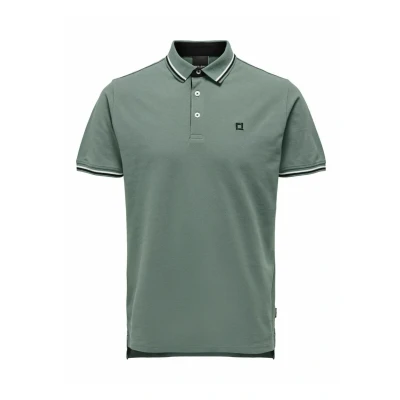 Afbeelding van ONLY &amp; SONS Polo Fletcher Groen M