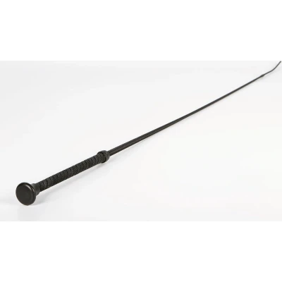 Afbeelding van Harrys Horse Dressuurzweep Grip Handvat Luxe Zwart 120cm