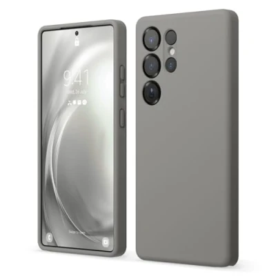 Afbeelding van Elago Beschermhoes compatibel met Samsung Galaxy S25 Ultra, hoes van vloeibare siliconen, volledige beschermhoes, schokbestendig, dun, krasbestendig, zachte microvezelvoering, 6,8 inch