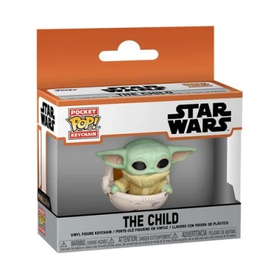 Image de Figurine Funko Pop Keychain porte clé Mandalorian Child in Canister