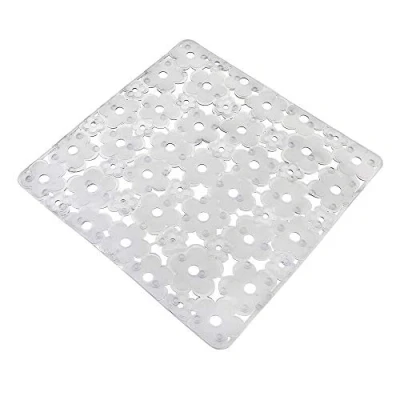 Afbeelding van Afdruiprek voor Keukengootsteen Metaltex Doorschijnend Polypropyleen (32 x 32 cm)