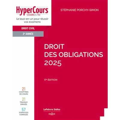 Image de Droit des obligations 2025