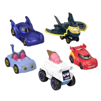 Afbeelding van Fisher Price Batwheels Batmobile pakket 5 Speelgoed Auto&#039;s Roze