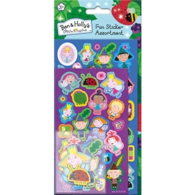 Afbeelding van Paper Projects Ben &amp; Holly&#039;s Little Kingdom stickerassortiment, bevat 3 soorten stickers, perfect voor decoratie en scrapbooking, blauw, 24,5 cm x 11 (01.70.31.015)