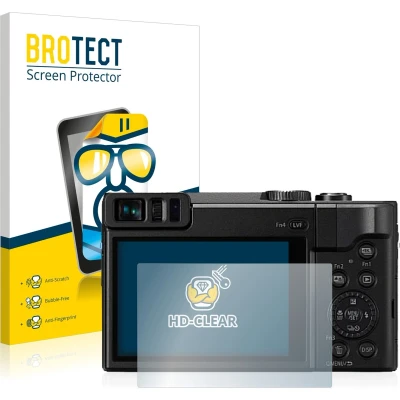 Afbeelding van BROTECT Screenprotector voor Panasonic Lumix DC TZ91 Folie Beschermfolie transparant (2 Stuks)