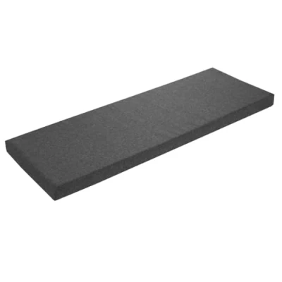 Afbeelding van sleepling bankkussen 200 x 40 cm donkergrijs, bankkussen, zitkussen voor vensterbank, wasbare hoes, antislip onderkant, Made in EU